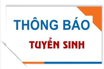 Thông báo Tuyển sinh lớp một - Năm học 2024 - 2025